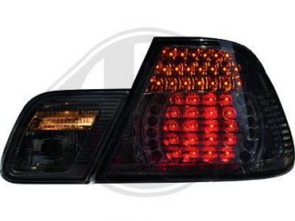 BMW E46 Limousine 4-tür. LED Rückleuchten schwarz-Smoke Glas+LED Blinker 1998-01