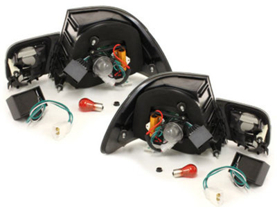BMW E46 Limousine 4-tür. LED Rückleuchten schwarz-Smoke Glas+LED Blinker 1998-01 – Bild 2
