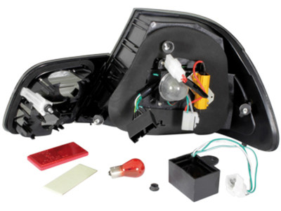 BMW E46 Limousine 4-tür. LED Rückleuchten schwarz-Smoke Glas+LED Blinker 1998-01 – Bild 3