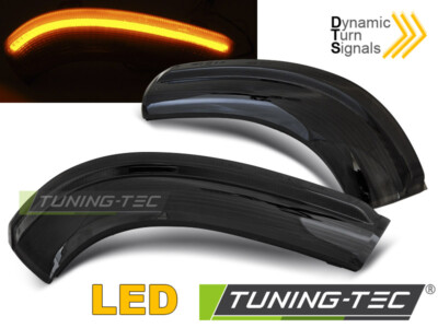 VW Dynamik LED Spiegelblinker, Dynamic schwarz Smoke,lack,Blinker, Spiegel,Black