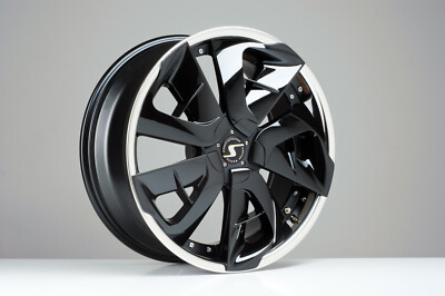 Schmidt Cirrus, 20 Zoll,Alufelgen Design Hochglanz Weiß-Silber-Schwarz Dekor-Set – Bild 4