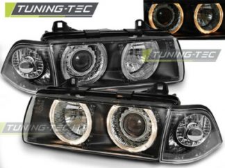 BMW E36 Angeleyes Scheinwerfer Set, schwarz Limousine,Touring,Compact 1990-1999