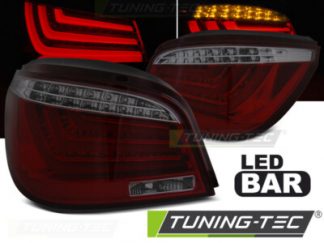 BMW 5er E60 Limousine Stufenheck LED Lightbar Rückleuchten Rot-Smoke Bj.2007-10