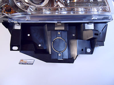 VW T4 LED Tagfahrlicht Optik Scheinwerfer Chrom Langer Vorderwagen 1996-2003 – Bild 7