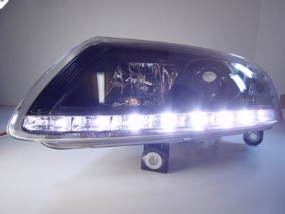 Audi A6 4F Xenon Scheinwerfer D2S, schwarz + LED Tagfahrlicht ECE R87 Bj.04-08