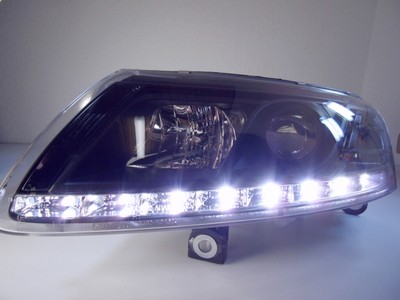 Audi A6 4F Xenon Scheinwerfer D2S, schwarz + LED Tagfahrlicht ECE R87 Bj.04-08 – Bild 3