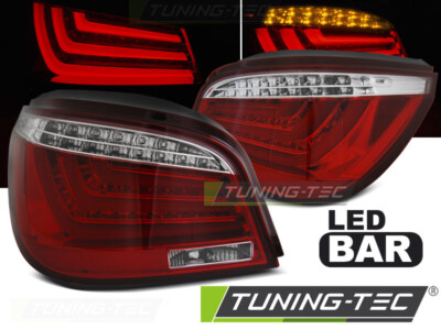 BMW 5er E60 Limousine Stufenheck LED Lightbar Rückleuchten Rot-Klar Bj.2007-10