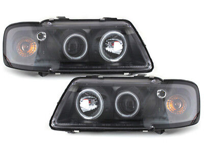 Audi A3 8L CCFL Angeleyes Scheinwerfer,schwarz Bj.96-00 schwarz europw.zugel. – Bild 5