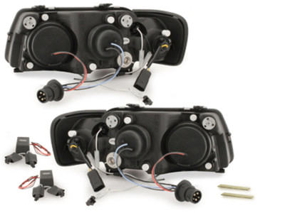 Audi A3 8L CCFL Angeleyes Scheinwerfer,schwarz Bj.96-00 schwarz europw.zugel. – Bild 6