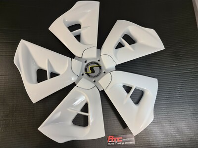 Schmidt Cirrus, 18 Zoll, Alufelgen Design Hochglanz Weiß-Silber, Dekor-Set,Logo