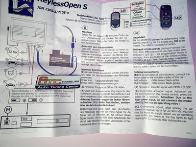 VW Modelle Plug and Play Auto Funk-Fernbedienung f.Zentralverriegelung+Schlüssel – Bild 12