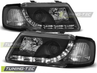 Audi A3 8L Scheinwerfer LED Tagfahrlicht Optik Schwarz / Black Bj.8.1996-8.2000