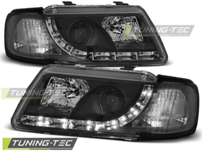 Audi A3 8L Scheinwerfer LED Tagfahrlicht Optik Schwarz / Black Bj.8.1996-8.2000