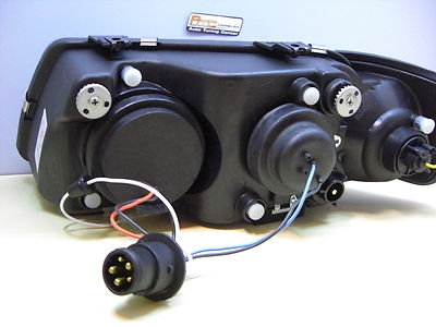 Audi A3 8L Scheinwerfer LED Tagfahrlicht Optik Schwarz / Black Bj.8.1996-8.2000 – Bild 2