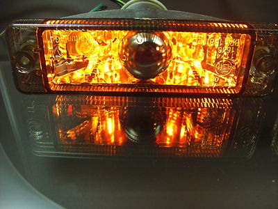 Front Blinker Standlicht Golf 1 Golf 2,CL Stoßstange Blinker Schwarz Chrom – Bild 3