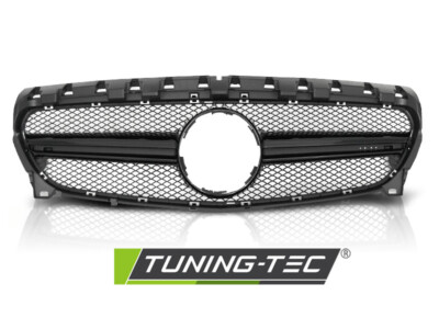 Mercedes CLA W117 Grill, Schwarz-Hochglanz Emblem Halterung Bj.2013-2019 – Bild 2