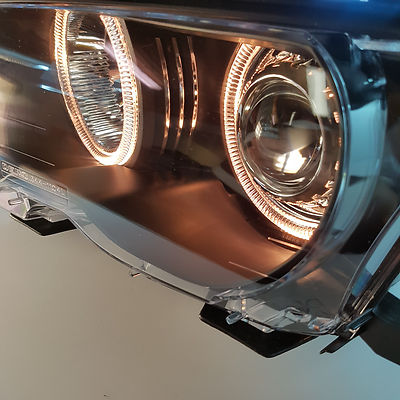 Angeleyes, Scheinwerfer für BMW E46 Coupe+Cabrio Bj. 1999-2003 Schwarz europw.zu – Bild 4