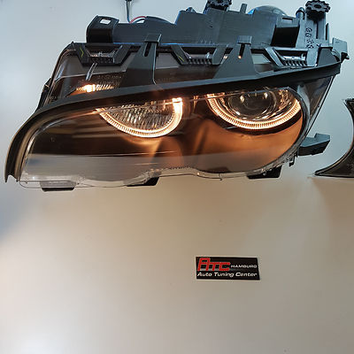 Angeleyes, Scheinwerfer für BMW E46 Coupe+Cabrio Bj. 1999-2003 Schwarz europw.zu – Bild 5
