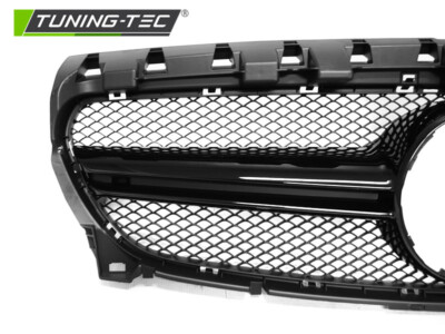 Mercedes CLA W117 Grill, Schwarz-Hochglanz Emblem Halterung Bj.2013-2019 – Bild 3