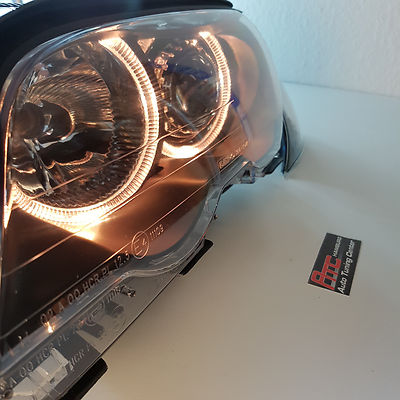 Angeleyes, Scheinwerfer für BMW E46 Coupe+Cabrio Bj. 1999-2003 Schwarz europw.zu – Bild 8