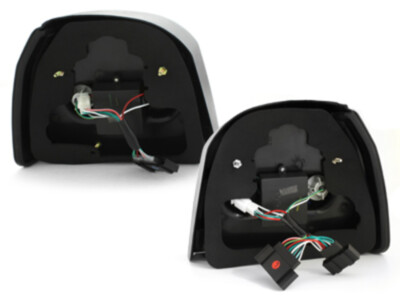 VW Golf 3 Limosine, Cabrio LED Rückleuchten Schwarz-klar Glas Bj. 1991-1998 – Bild 12
