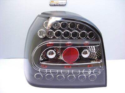 VW Golf 3 Limosine, Cabrio LED Rückleuchten Schwarz-klar Glas Bj. 1991-1998 – Bild 13