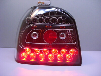 VW Golf 3 Limosine, Cabrio LED Rückleuchten Schwarz-klar Glas Bj. 1991-1998 – Bild 14