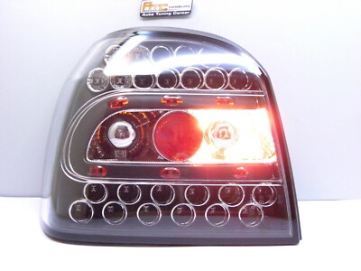 VW Golf 3 Limosine, Cabrio LED Rückleuchten Schwarz-klar Glas Bj. 1991-1998 – Bild 15
