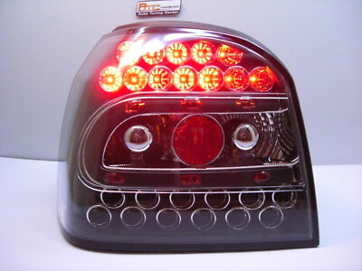 VW Golf 3 Limosine, Cabrio LED Rückleuchten Schwarz-klar Glas Bj. 1991-1998 – Bild 16