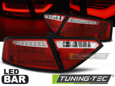 Audi A5 8T3 Coupe LED Lightbar Rückleuchten Rot-klar + Sportback ab Bj.2007-2011