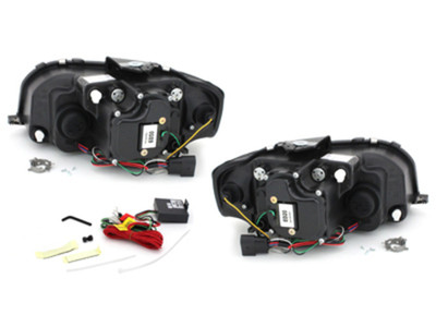 Audi A3 8P LED Tagfahrlicht Scheinwerfer Chrom, 2003-2008 europw.zug – Bild 5