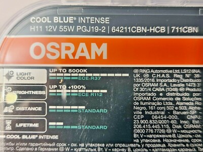 Osram H11 Cool Blue, Next Gen Duo Box,Xenon Optik Leuchtmittel Weiß 55 Watt,Glas – Bild 6