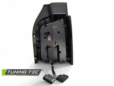 VW T5 Voll LED Rückleuchten Lightbar, Dynamik Blinker, Schwarz-Rot, Flügeltüren – Bild 5