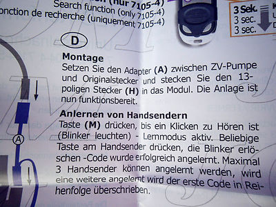 VW Modelle Plug and Play Auto Funk Fernbedienung für Zentralverriegelung / Fb. – Bild 12