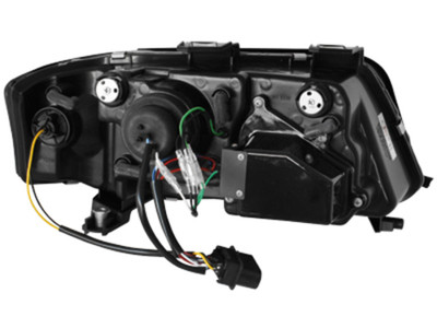 Audi A6 4B 5C Scheinwerfer LED Tagfahrlicht Optik schwarz Bj.6.2001-2004 – Bild 5