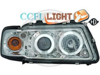 Audi A3 8L Angeleyes Scheinwerfer Chrom CCFL Leuchtringe 2 Stück Bj.9.96-8.2000