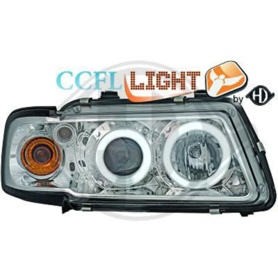 Audi A3 8L Angeleyes Scheinwerfer Chrom CCFL Leuchtringe 2 Stück Bj.9.96-8.2000