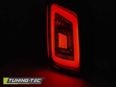 VW T5 Voll LED Rückleuchten Lightbar, Blinker, Schwarz-Smoke 2003-2015 – Bild 4