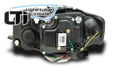 LTi Scheinwerfer Audi A3 8P Bj. 2003-2008 schwarz LED Tagfahrlicht O. Light Tube – Bild 2