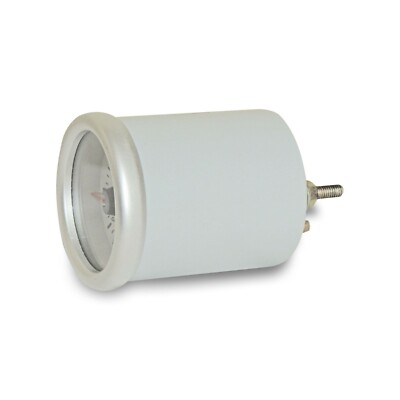 Jom Youngtimer Volt ZusatzInstrument 12Volt Anzeige Instrument 52mm weiß,12 Vot – Bild 3