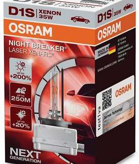Osram D1S Nightbreaker 220 Laser Xenarc, Xenon Leuchtmittel Next Genration,PK32D