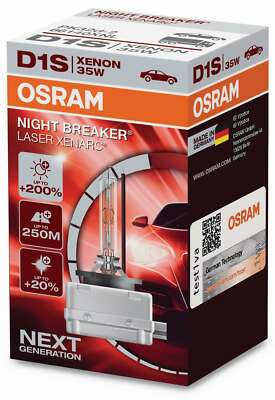Osram D1S Nightbreaker 220 Laser Xenarc, Xenon Leuchtmittel Next Genration,PK32D