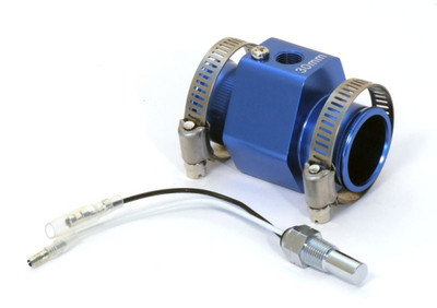 Raid hp Wassertemperatur Adapter 30mm für Anzeige Zusatz Instrument / Blau – Bild 3