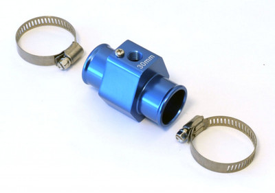Raid hp Wassertemperatur Adapter 30mm für Anzeige Zusatz Instrument / Blau – Bild 4