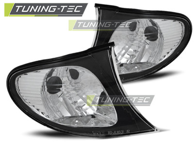 BMW E46 Limousine+ Touring Frontblinker schwarz-Chrom/Black Blinker 2001-2005