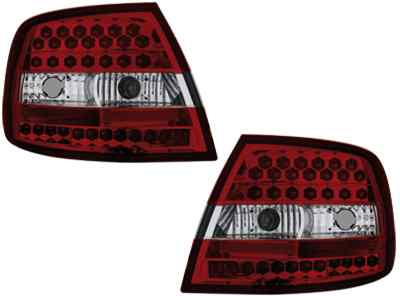 Audi A4 B5 Limousine LED Rückleuchten Rot Klar Limousine 1995-9.2000 – Bild 3