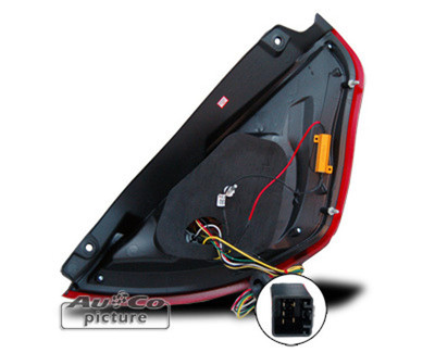 Ford Fiesta MK7,JA8 Light-tube LED Rückleuchten +LED Blinker, Rot-klar Bj.08-12 – Bild 2