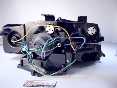 Audi A4 8E LED Tagfahrlicht Optik Scheinwerfer Chrom,Avant+Limousine Bj.01-2004 – Bild 2