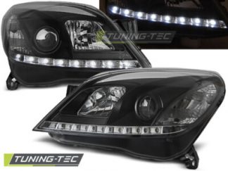 Opel Astra H LED Tagfahrlicht Optik Scheinwerfer Schwarz Xenon Optik Bj.2004-09