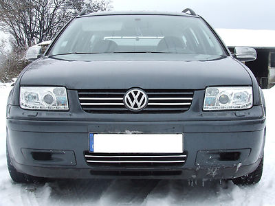 Scheinwerfer für VW Bora Bj. 1998-2005 Chrom LED Tagfahrlicht Optik europw. zuge – Bild 2